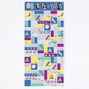 Скретч-постер 90 дней в 90-х