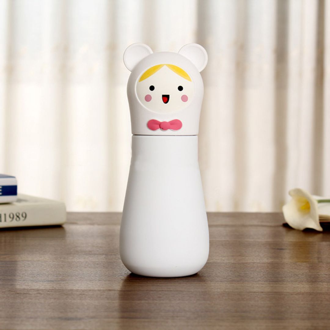 Кружка-термос Мишка Bear (Белый с белым) Кружка-термос Мишка Bear (Белый с белым)