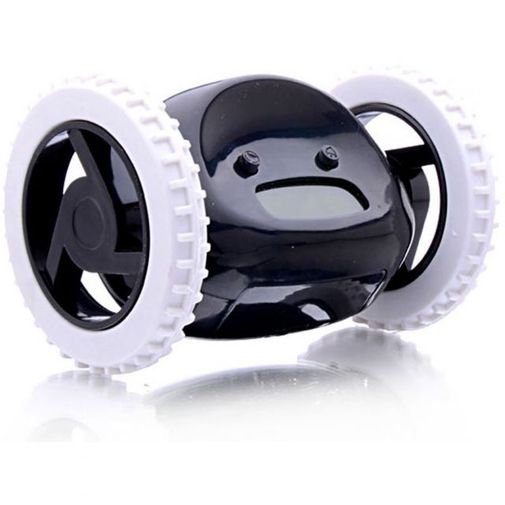Убегающий будильник Clocky Черный