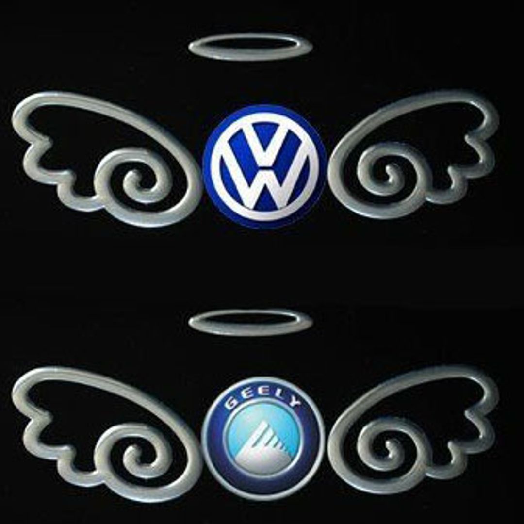 Наклейка на эмблему авто Ангел Наклейка на эмблему авто Ангел