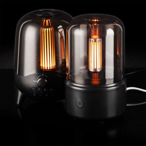 Увлажнитель-ароматизатор с подсветкой mistFlicker (черный) Увлажнитель-ароматизатор с подсветкой mistFlicker (черный)