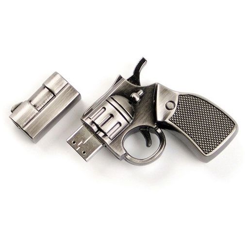 Флешка Револьвер (металл) 16 Гб Флешка Револьвер (металл) 16 Гб