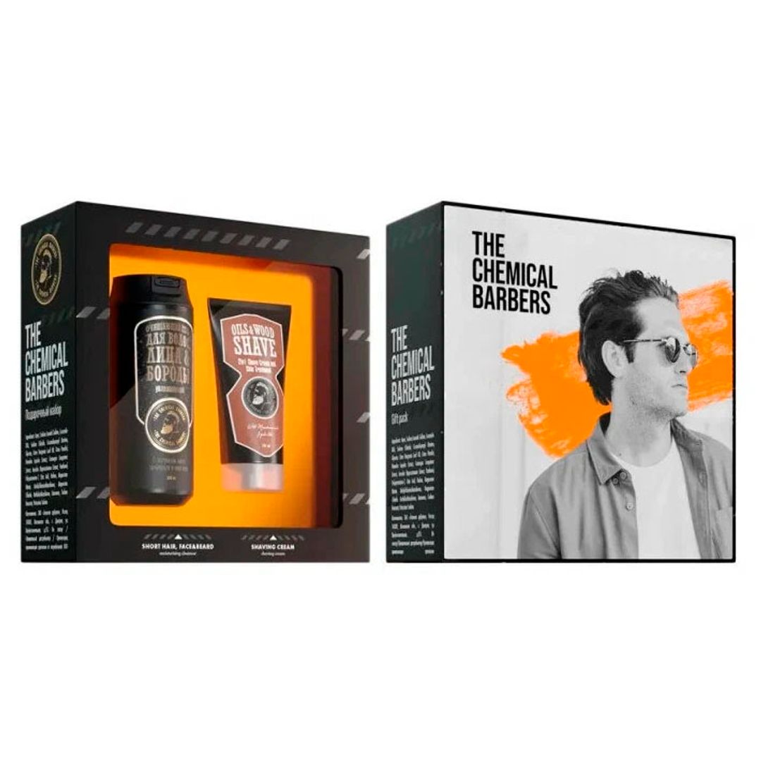 Подарочный набор The Chemical Barbers Лицо и борода (Гель для волос и лица, крем для бритья) (TCB87) Подарочный набор The Chemical Barbers Лицо и борода (Гель для волос и лица, крем для бритья) (TCB87)