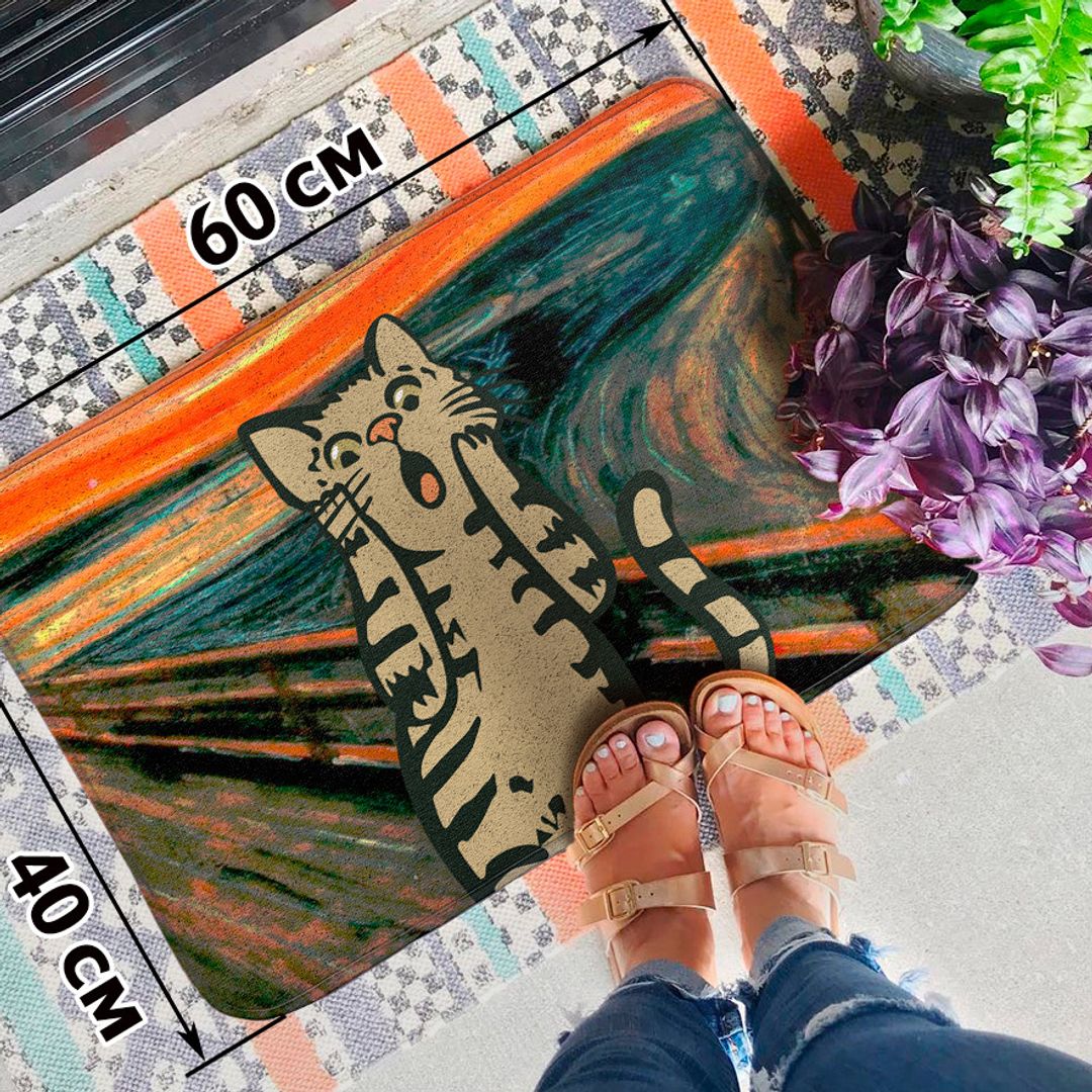 Коврик для входной двери Мяурик