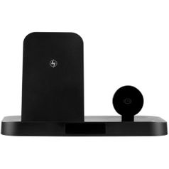 Зарядная станция с часами Clock Nest (Черная)