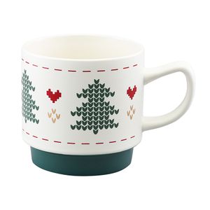 Набор из четырех кружек Knitted tale из коллекции New Year Essential, 380 мл Набор из четырех кружек Knitted tale из коллекции New Year Essential, 380 мл