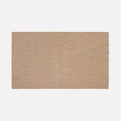 Плед Curve Verve (бежевый меланж)