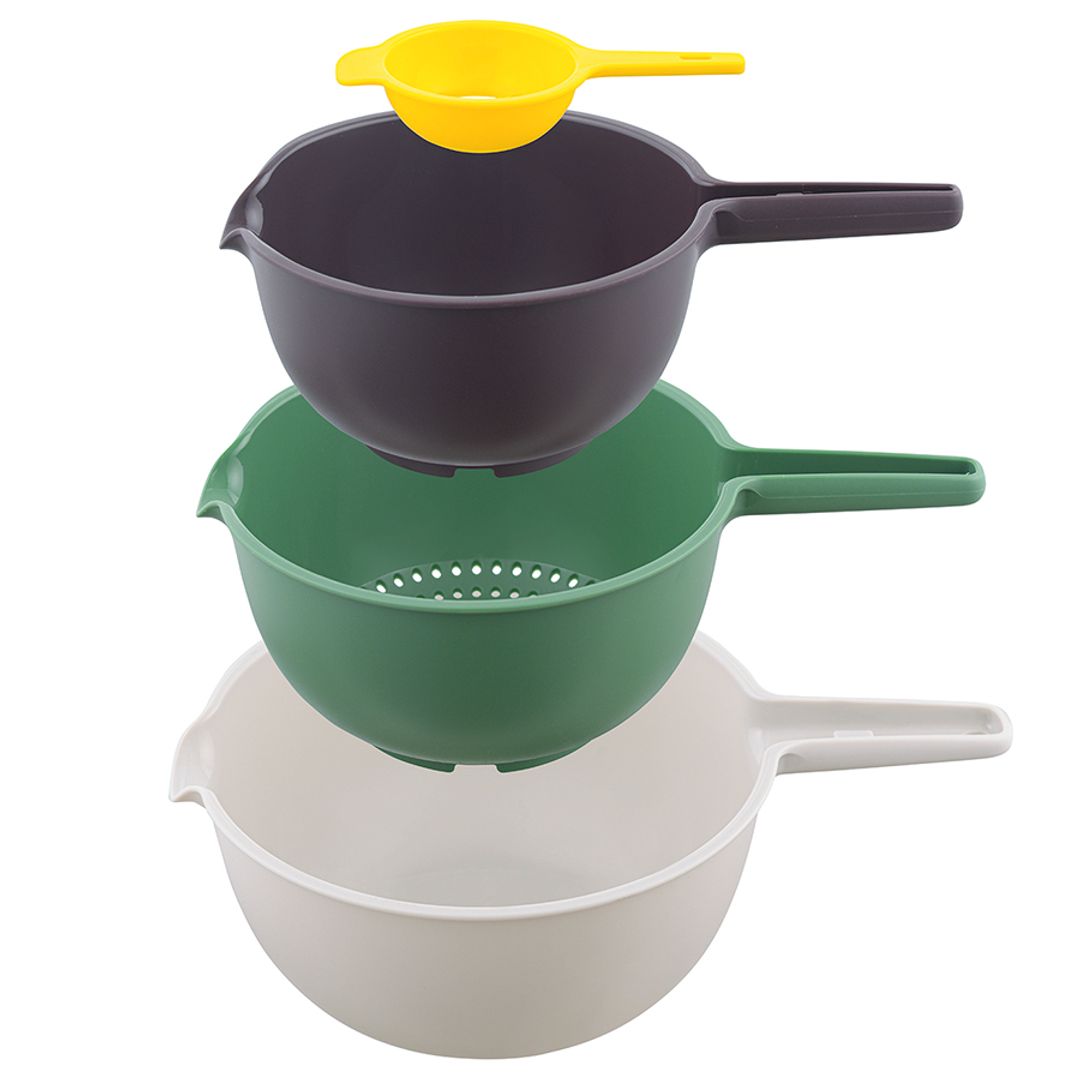 Набор мисок с дуршлагом и отделителем желтка Trym