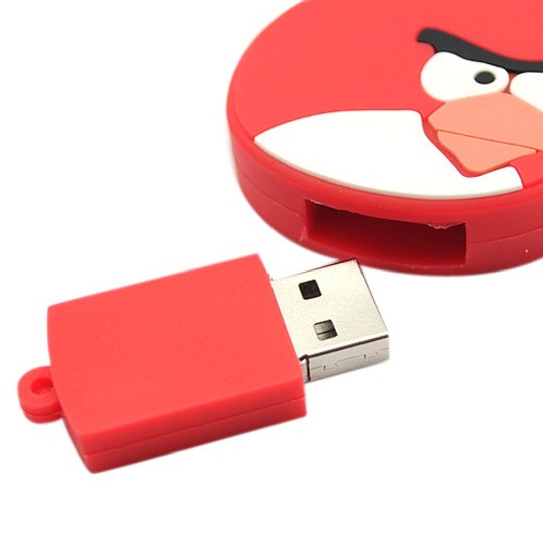 Флешка Angry Birds Красная птичка 4 Гб