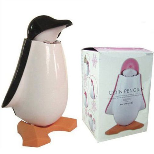 Копилка Пингвин (Черный) С упаковкой