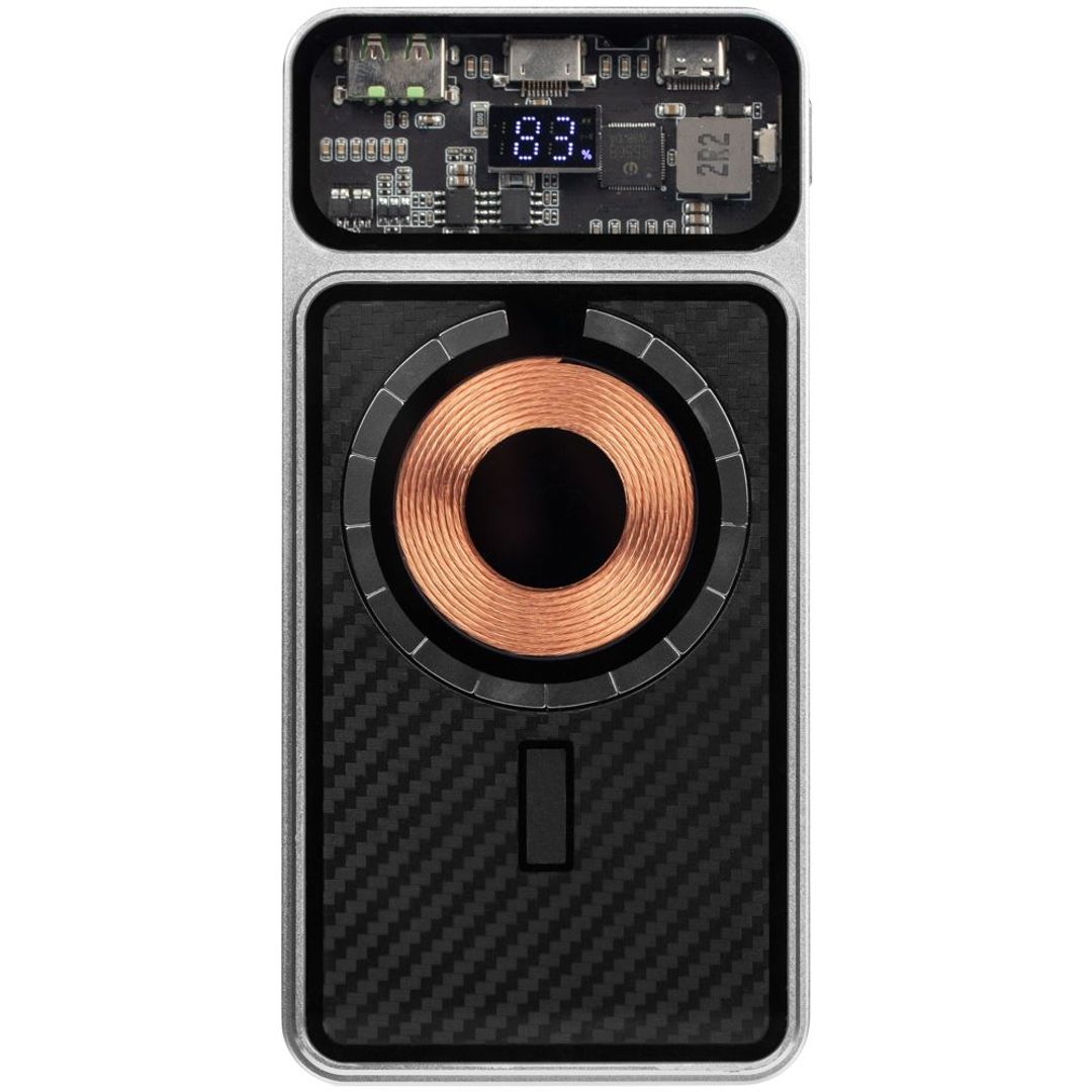 Магнитный беспроводной аккумулятор Cooper Prime 10000 мАч (Серебристый) Магнитный беспроводной аккумулятор Cooper Prime 10000 мАч (Серебристый)