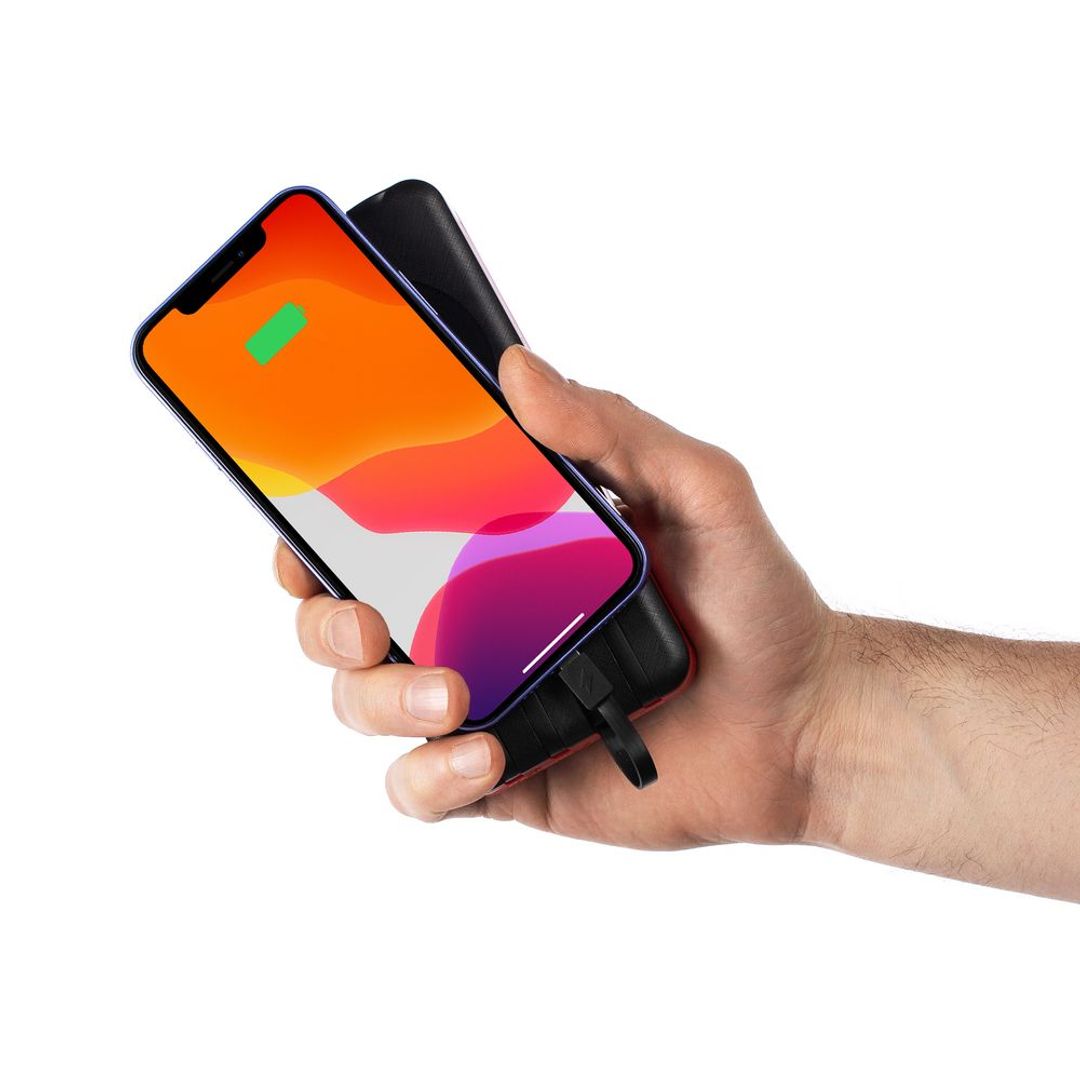 Аккумулятор с беспроводной зарядкой Holiday Maker Wireless, 10000 мАч (Красный) Аккумулятор с беспроводной зарядкой Holiday Maker Wireless, 10000 мАч (Красный)