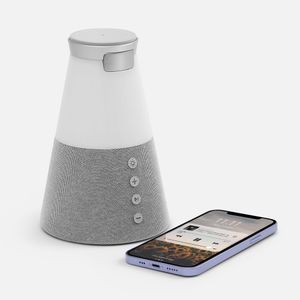 Bluetooth-колонка с беспроводной зарядкой и подсветкой Cone Sonance (серый)