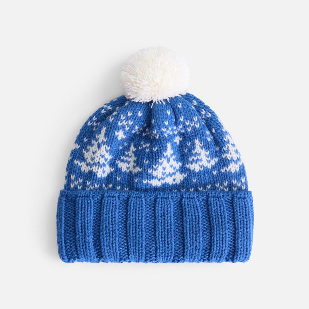 Шапка Holidale (синяя с молочным) Шапка Holidale (синяя с молочным)