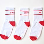 Носки спортивные Есть два стула (10 см, 3 носка)