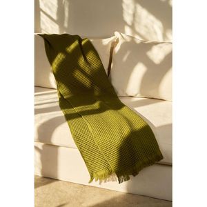 Плед вафельный Elenglect (зеленый) Плед вафельный Elenglect (зеленый)