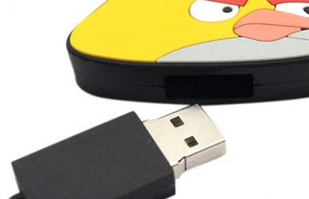 Флешка Angry Birds Желтая птичка 4 Гб Флешка Angry Birds Желтая птичка 4 Гб