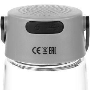 Бутылка для воды Torsta Light с колонкой и светильником (серый) Бутылка для воды Torsta Light с колонкой и светильником (серый)