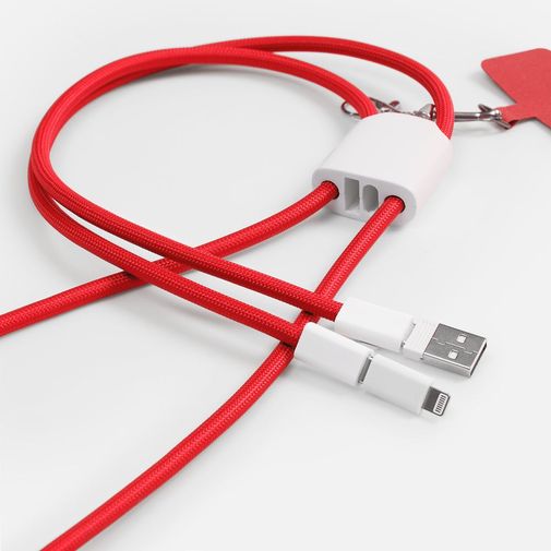 Кабель-ланьярд energyFlex Pro (красный) Кабель-ланьярд energyFlex Pro (красный)