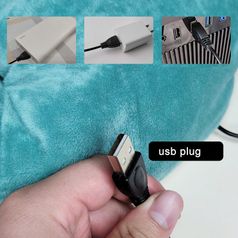 Тапок с подогревом от USB Теплоножки (Розовый)