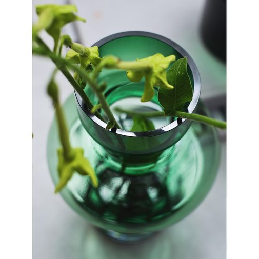 Ваза Florum, 30 см, изумрудная