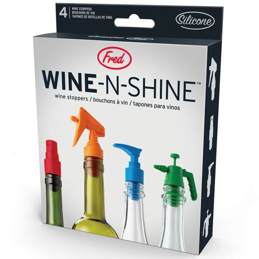 Пробки для бутылок Пшик! Wine-n-Shine (4 шт.) Пробки для бутылок Пшик! Wine-n-Shine (4 шт.)
