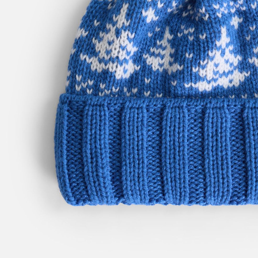 Шапка Holidale (синяя с молочным) Шапка Holidale (синяя с молочным)