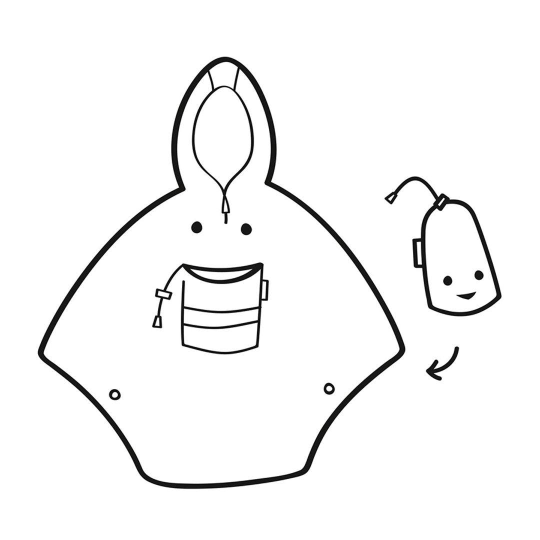 Дождевик детский Friends Pink