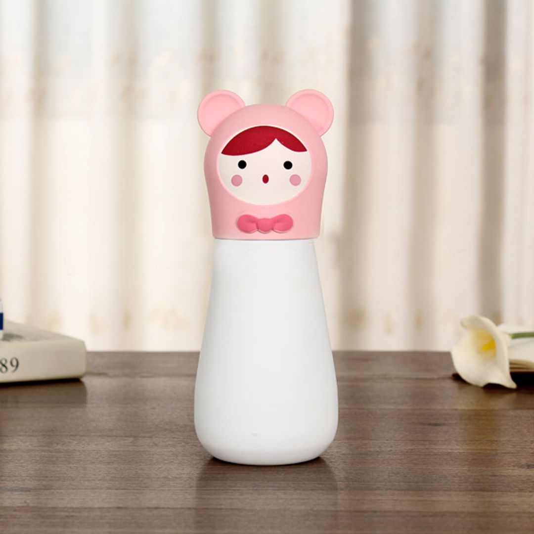 Кружка-термос Мишка Bear (Белый с розовым) Кружка-термос Мишка Bear (Белый с розовым)