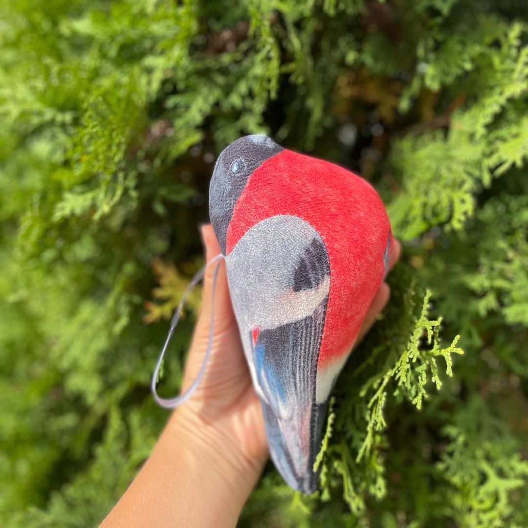 Игрушка птица Снегирь Игрушка птица Снегирь