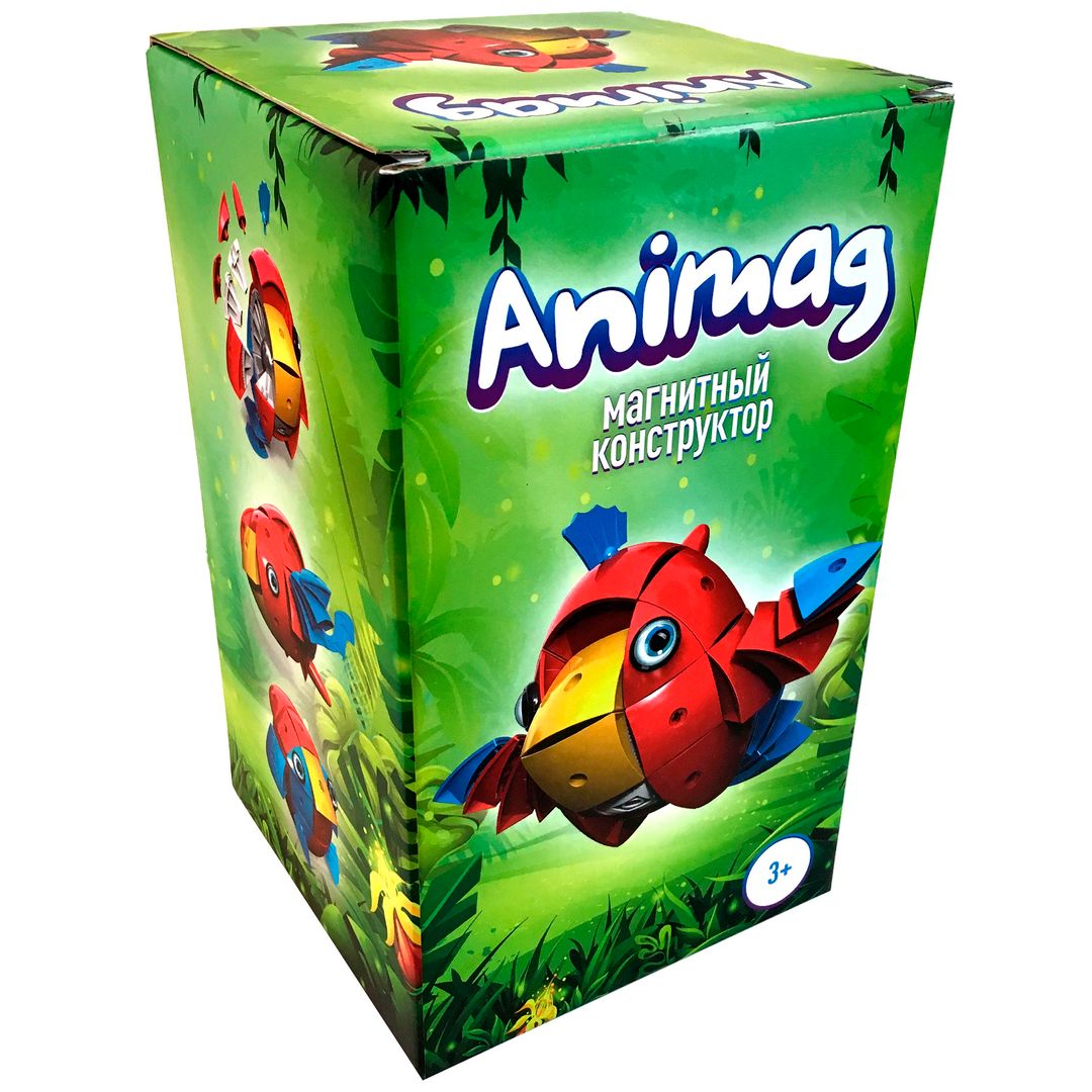 Магнитный конструктор Animag Попугай Магнитный конструктор Animag Попугай