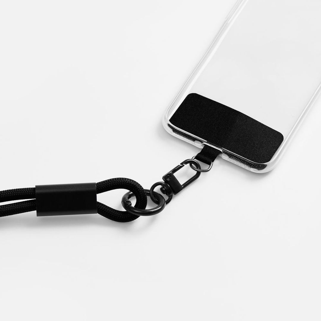 Кабель-ланьярд energyFlex Power Delivery 60 Вт (черный)