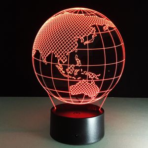 3D Лампа Глобус