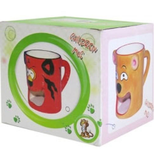 Кружка с отделением для печеньки Зверюшки