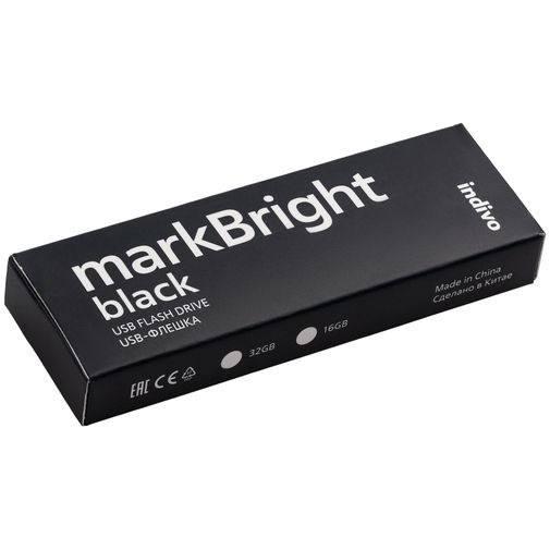 Флешка markBright с подсветкой логотипа 32 Гб Флешка markBright с подсветкой логотипа 32 Гб