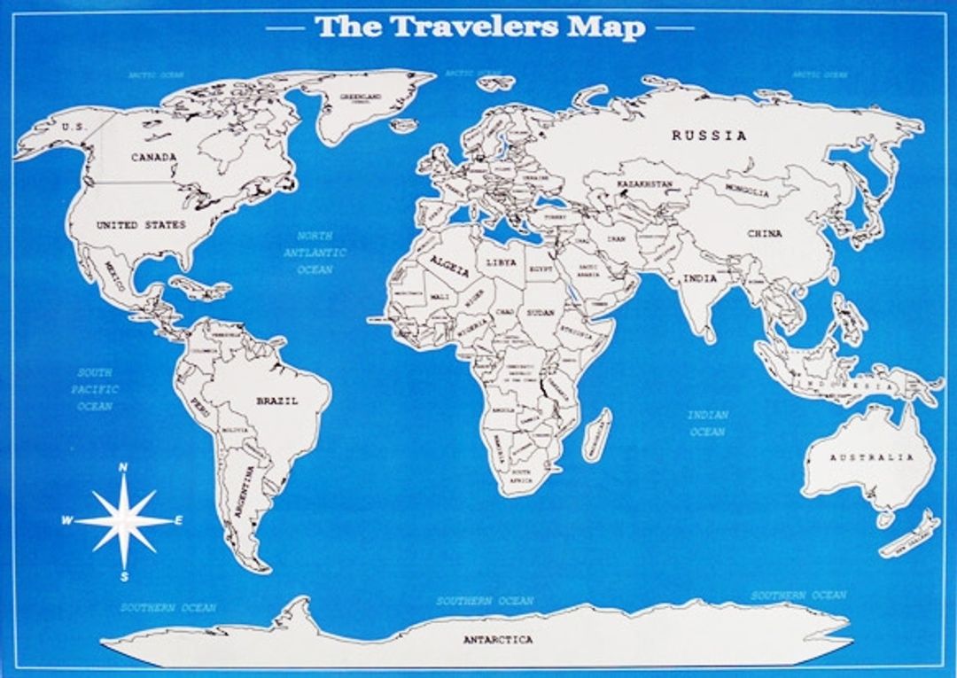 Стиральная карта путешественника