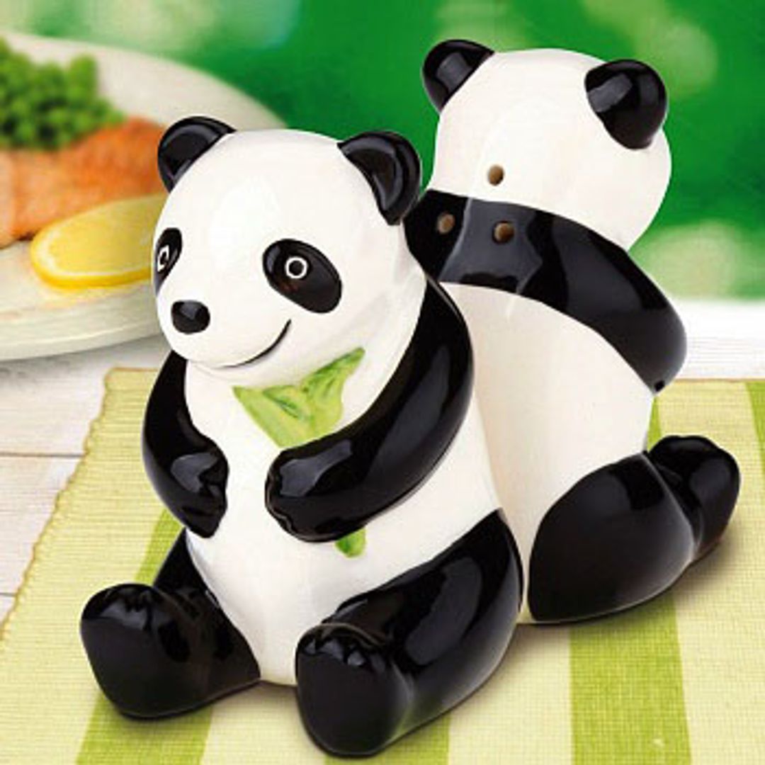 Солонка и перечница Панда