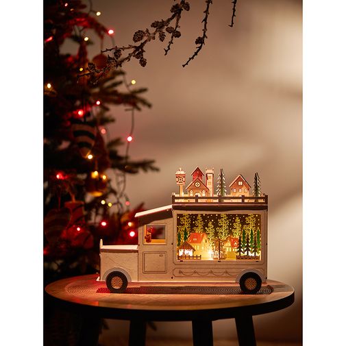 Декор новогодний с подсветкой Festive truck