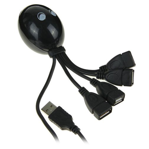 USB Хаб Осьминог (Черный) USB Хаб Осьминог (Черный)