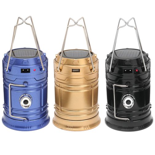 Кемпинговый фонарь-светильник с солнечной батареей Camping Lantern