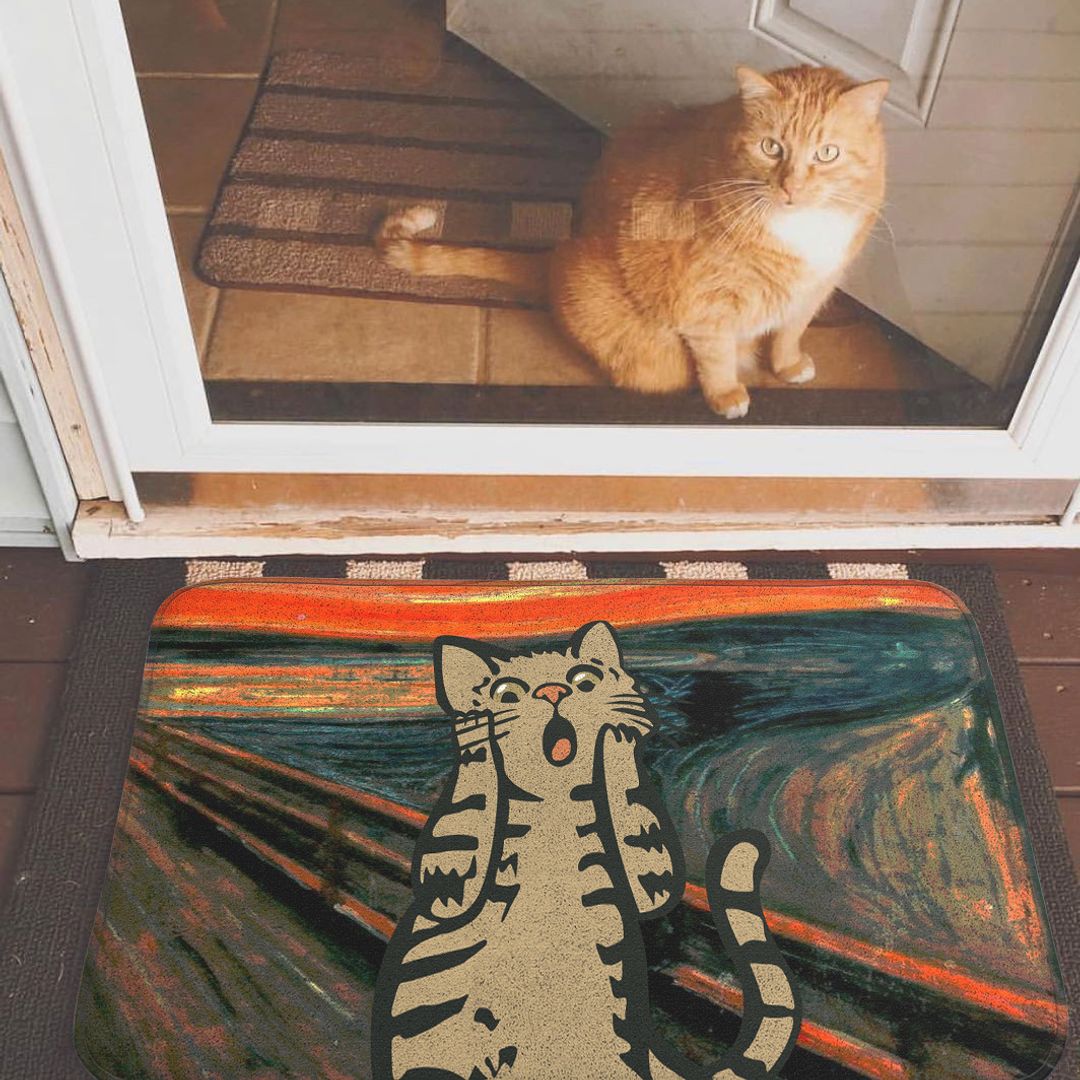 Коврик для входной двери Мяурик