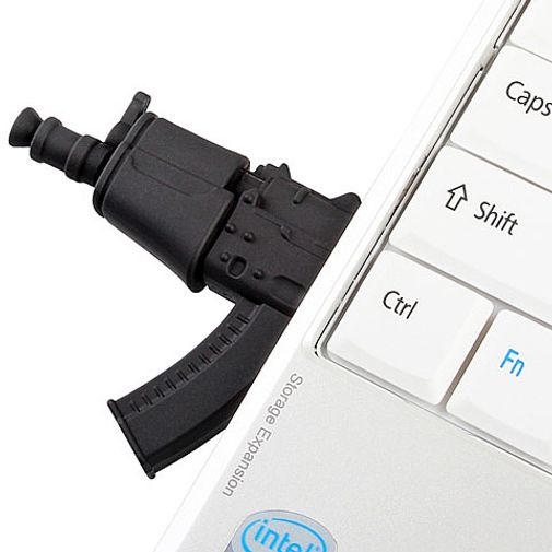 Флешка Автомат Калашникова АКС74 16 Гб (Черная накладка) Использование Флешка Автомат Калашникова АКС74 16 Гб (Черная накладка) Использование