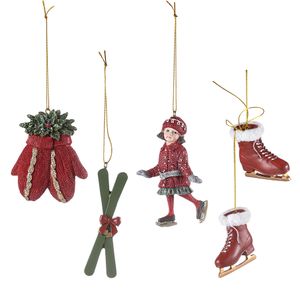 Набор ёлочных украшений Heritage Holidays из коллекции New Year Essential, 5 шт. Набор ёлочных украшений Heritage Holidays из коллекции New Year Essential, 5 шт.