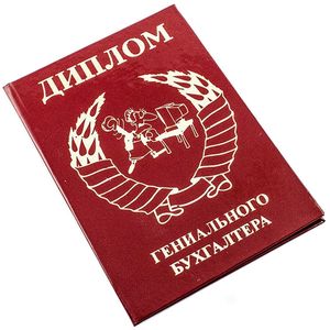 Диплом гениального бухгалтера