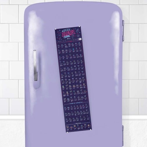 Скретч-постер 100 напитков Bar Edition