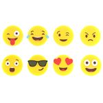 Маркеры для стаканов Emoji (8 шт.)