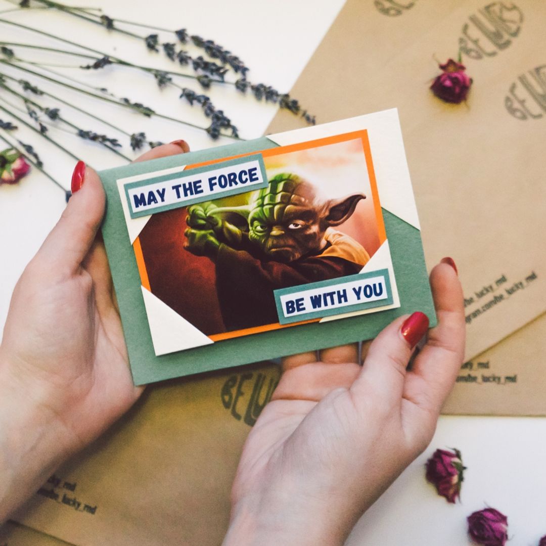 Открытка Star Wars Мастер Йода Открытка Star Wars Мастер Йода