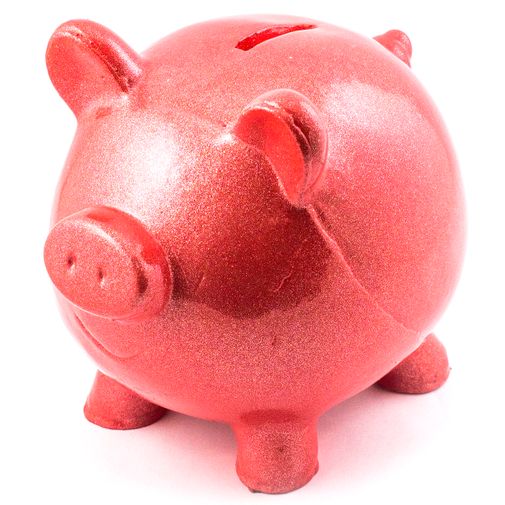 Копилка Свинка (Красный)