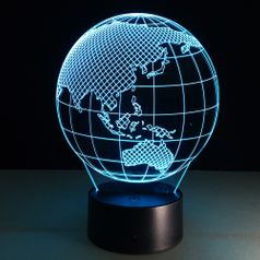 3D Лампа Глобус