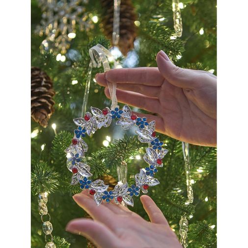 Набор елочных украшений Christmas diamonds из коллекции New Year Essential, 4 шт.